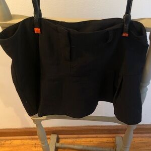 Valia Black Strapless Dress with Subtle Shimmer